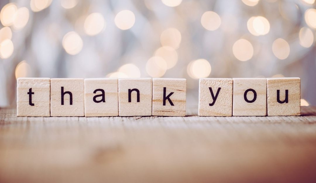 I’m grateful for you