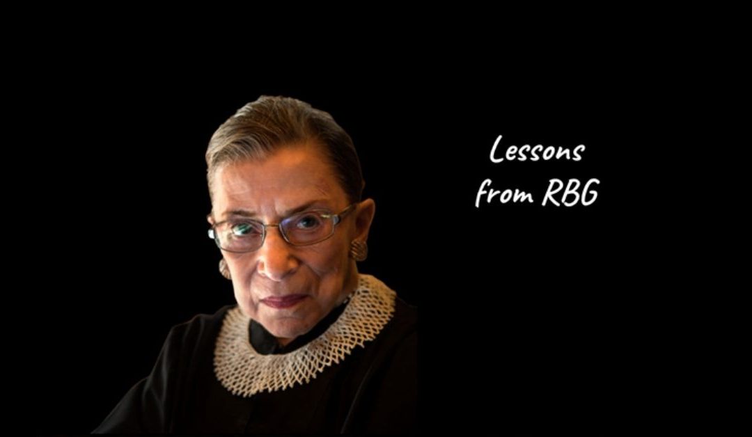 Lessons from RBG