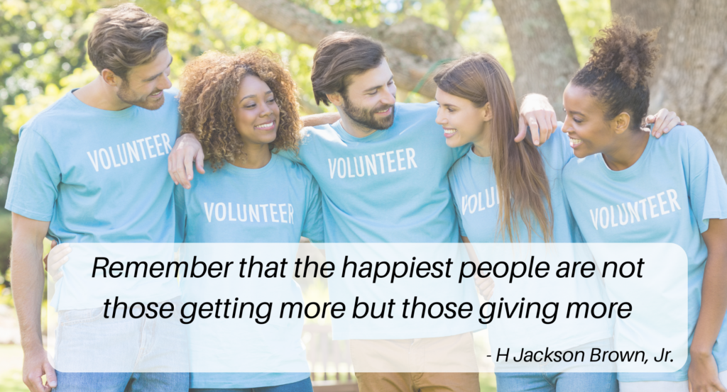 Remember that the happiest people are not those getting more but those giving more. H Jackson Brown, Jr.